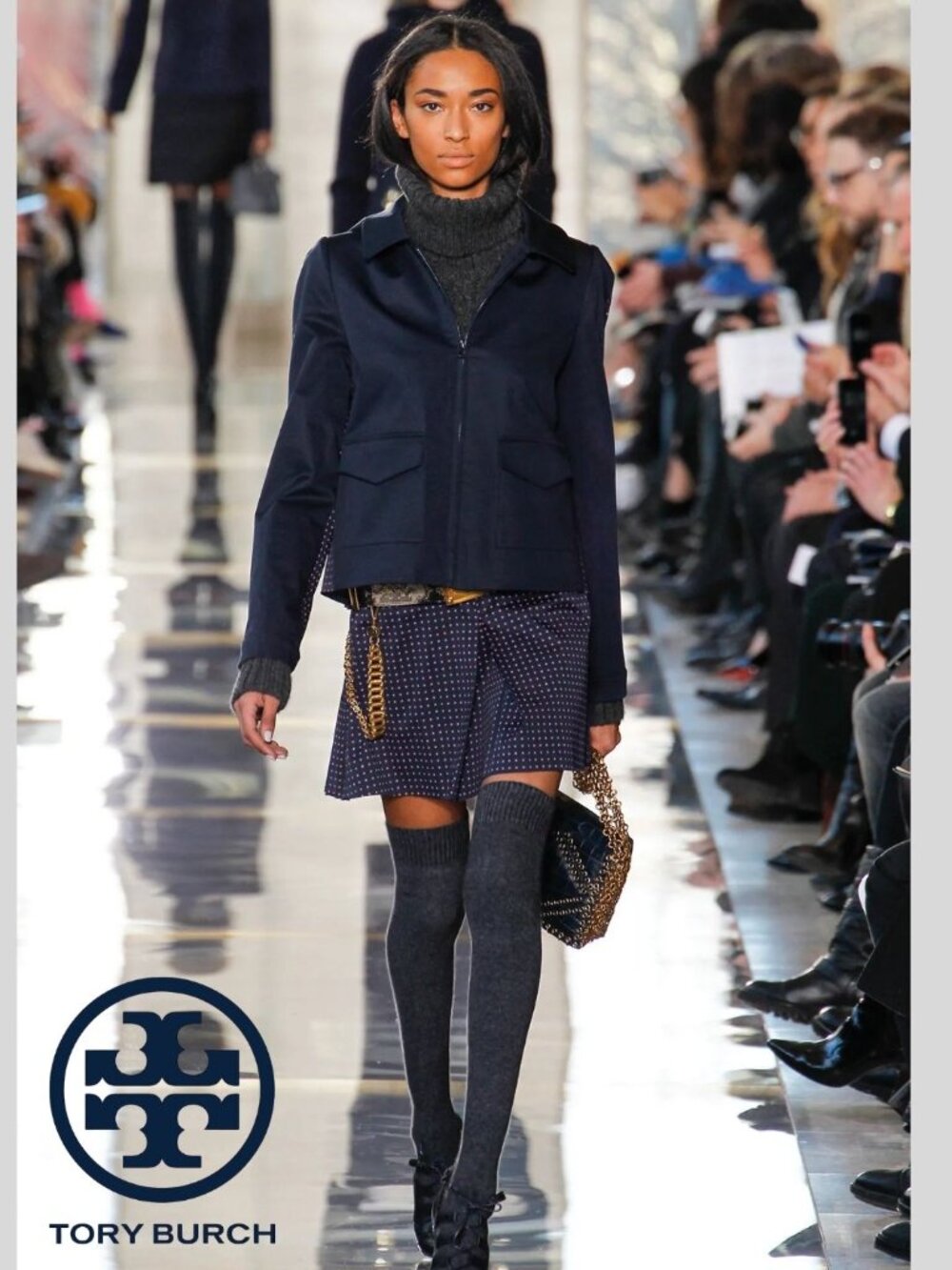 NWT Tory Burch Klarissa Pleated Mini Skirt Runway Collection